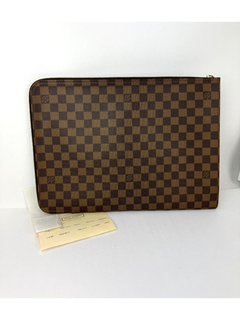 Louis Vuitton Vintage Poche Documents Portfolio case 39 Damier Ebene Case - Picture 2 of 12